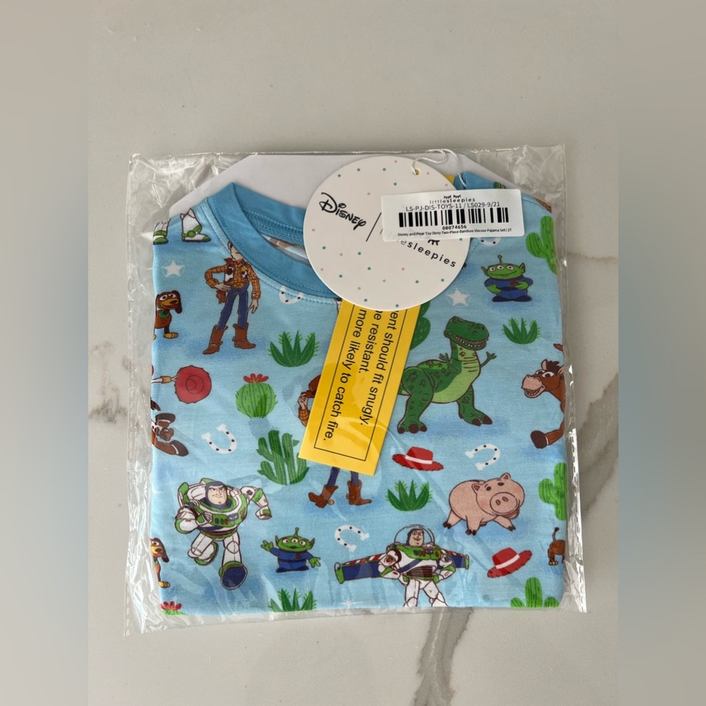 ❌SOLD❌ NIB Little Sleepies Toy Story 2 Piece - 2T